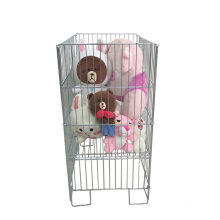 Supermarket Retail Square Foldable Wire Grid Promotion Storage Dump Bin from China